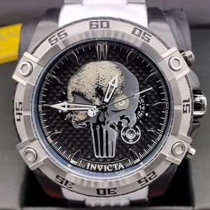 FIRM PRICE-New Invicta Limited Edition Marvel Punisher Men's watch.